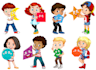 create 2d kids learning video