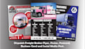 design digital flyer for dispatching, logistics,  trucking, company flyer