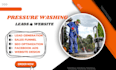 pressure washing website and landing page pressure washing lead cleaning service