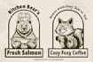 draw vintage hand drawn logo illustration