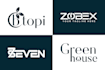 do custom font text typography signature letter logo design