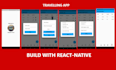 develop screens  with react native