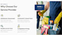 design cleaning website, cleaning business website, service website
