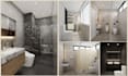 design a modern and functional bathroom space for your home