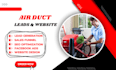 design air duct website cleaning website hvac website