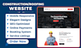 construction website roofing website contractor website construction company