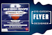 do professional flyer design with free social media post