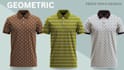 create print pattern golf polo t shirt design and mockup