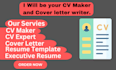 be your CV maker and cover letter writer