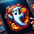 create ghost sport mascot logo