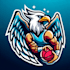 design high quality wing mascot logo