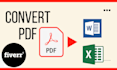 extract text from PDF to editable text document ocr