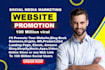 promote your website, crypto, business, amazon book, product or link promotion
