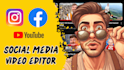 do video editing for youtube instagram tiktok and ugc videos