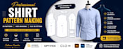 create men and women shirt sewing pattern with marker grading