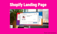 design shopify landing page with gem pages,page fly, shogun