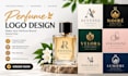 design a luxury perfume logo and premium fragrance branding
