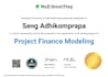 perform business valuation and financial model