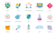 design modern icon, custom icon set, svg icons for web and app