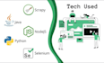 do scraping, crawling, data mining, and web automation with python and nodejs