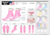 create custom and creative socks and gloves design for brand