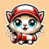 create cute cartoon pet,cat,dog mascot logo