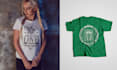 create a creative t shirt design for print on demand
