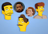 make yellow cartoon character