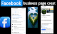 creat facebook page setup with logo and banner