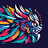 create unique barong head mascot logo