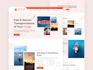 do figma website design, website mockup, website ui design