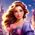 create a portrait in disney princess style