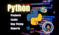 code in python , assgmt, programming projects and tasks