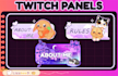 design cute chibi style panels for twitch