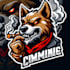 create smoking dog mascot logo