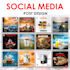 social post design, social media design, facebook ads design