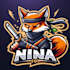do make ninja fox esport mascot logo design