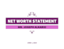 do comprehensive net worth calculation with detailed charts