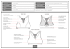 create fashion technical flat sketch and clothing tech packs