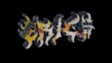 make original 3d text with texture for your brand