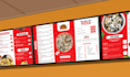 design animated menu video for TV or led