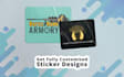 design custom sticker with in 24 hours
