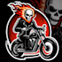 design outstanding  ghost rider logo with express delivery