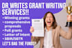 do grant writing, grant proposal, apply for grants