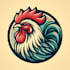 design eye catchy retro vintage rooster logo in 12 hours