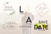 create memorable, anniversary, wedding logo, and monograms