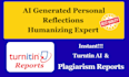 manually rewrite, and humanize ai generated reflections