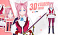 create 3d character models for vtuber, vroid, vrchat, anime, 3d rigging and game