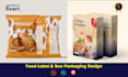 design premium food packaging,pouch label, bag design and product box design