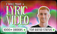 make you a professional lyric video